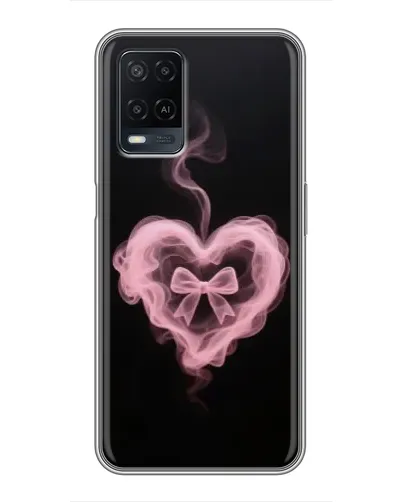 Чехол для OPPO A54 с картинкой «Дымчатое сердце»