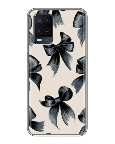 Чехол для OPPO A54 с картинкой «Банты Coquette»