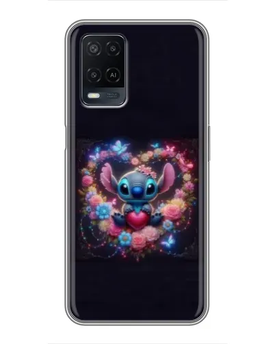 Чохол для OPPO A54 з картинкою «Stitch у квітах» Чохол для OPPO A54 з картинкою «Stitch у квітах»