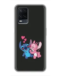 Чохол для OPPO A54 з картинкою «Анжел цілує Стіча»