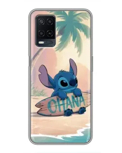 Чохол для OPPO A54 з картинкою «Стіч на серфі»