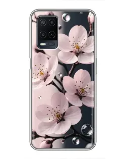 Чехол для OPPO A54 с картинкой «Нежная сакура и капли» Чехол для OPPO A54 с картинкой «Нежная сакура и капли»