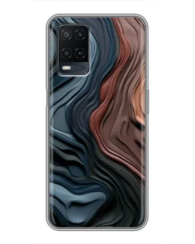 Чехол для OPPO A54 с картинкой «Цветные волны каньона» Чехол для OPPO A54 с картинкой «Цветные волны каньона»