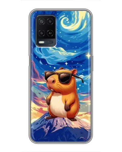 Чехол для OPPO A54 с картинкой «Капибара Ван Гога»