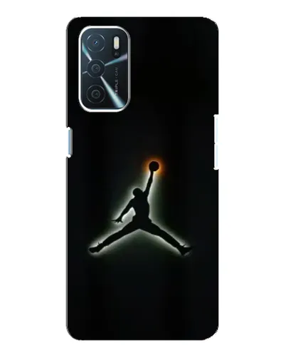 Чехол для OPPO A54s с картинкой «Jordan Gradient Logo»