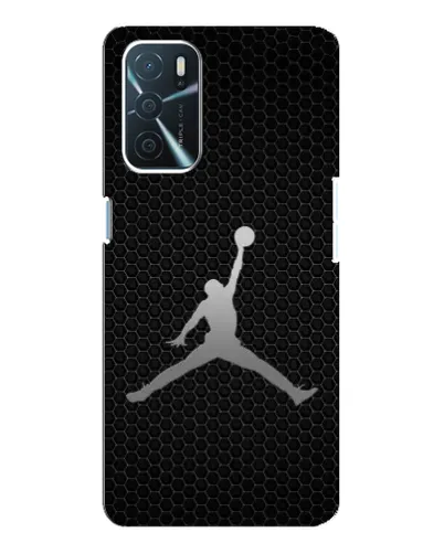 Чехол для OPPO A54s с картинкой «Jordan Dark Carbon»