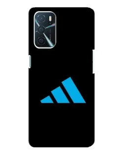 Чехол для OPPO A54s с картинкой «Adidas Cyan Logo»