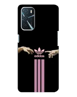 Чехол для OPPO A54s с картинкой «Adidas Hands»