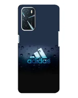 Чехол для OPPO A54s с картинкой «Adidas Water Drops»