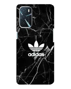 Чехол для OPPO A54s с картинкой «Белый мрамор Adidas»