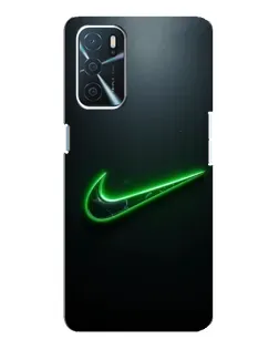 Чехол для OPPO A54s с картинкой «Неоновый контур Nike» Чехол для OPPO A54s с картинкой «Неоновый контур Nike»