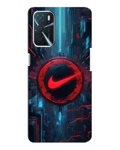 Чехол для OPPO A54s с картинкой «Техногенный стиль Nike» Чехол для OPPO A54s с картинкой «Техногенный стиль Nike»