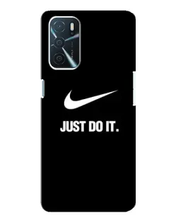 Чехол для OPPO A54s с картинкой «Классический принт Nike»