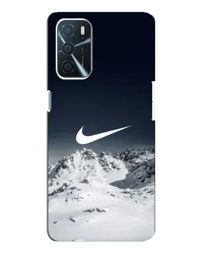 Чехол для OPPO A54s с картинкой «Nike — зимние горы» Чехол для OPPO A54s с картинкой «Nike — зимние горы»