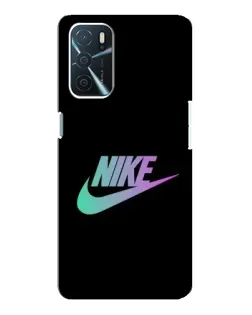 Чехол для OPPO A54s с картинкой «Nike — городская ночь»