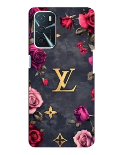Чехол для OPPO A54s с картинкой «Цветочный Louis Vuitton»