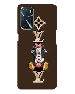 Чехол для OPPO A54s с картинкой «LV и Микки Маус»