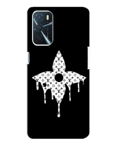 Чехол для OPPO A54s с картинкой «Цветочная монограмма» Чехол для OPPO A54s с картинкой «Цветочная монограмма»