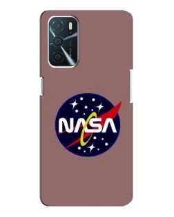Чехол для OPPO A54s с картинкой «NASA — ретро космос»