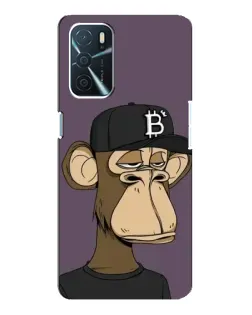 Чехол для OPPO A54s с картинкой «Bored Ape в кепке»