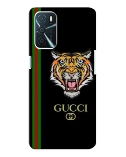 Чехол для OPPO A54s с картинкой «Тигр Gucci»