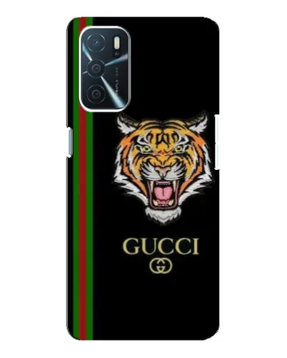 Чехол для OPPO A54s с картинкой «Тигр Gucci»