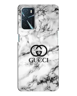 Чехол для OPPO A54s с картинкой «Gucci — мраморный шик»