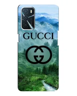 Чехол для OPPO A54s с картинкой «Gucci — горный пейзаж»