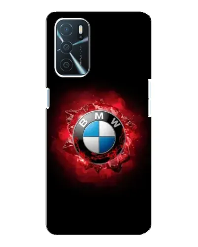 Чехол для OPPO A54s с картинкой «Логотип BMW — вспышка»