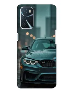 Чехол для OPPO A54s с картинкой «BMW в огнях города»