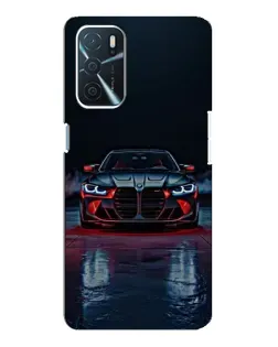 Чехол для OPPO A54s с картинкой «BMW на мокрой дороге»