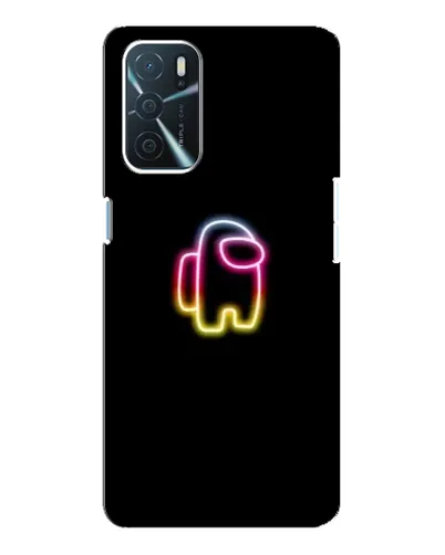 Чехол для OPPO A54s с картинкой «Among Us градиент»