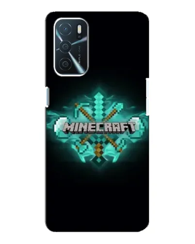 Чехол для OPPO A54s с картинкой «Minecraft Diamond лого»