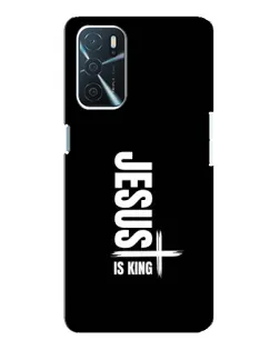 Чехол для OPPO A54s с картинкой «Вертикаль веры Jesus»