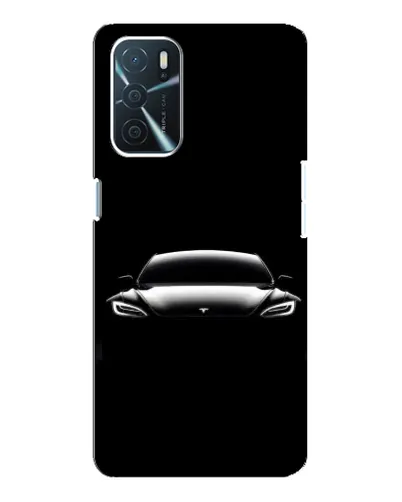 Чехол для OPPO A54s с картинкой «Фары Tesla Night» Чехол для OPPO A54s с картинкой «Фары Tesla Night»