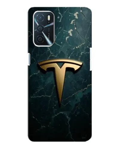 Чехол для OPPO A54s с картинкой «Мраморная Tesla Gold» Чехол для OPPO A54s с картинкой «Мраморная Tesla Gold»