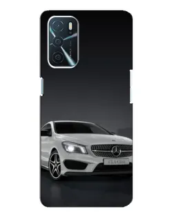 Чехол для OPPO A54s с картинкой «Mercedes AMG GT Silver»