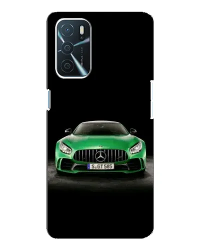 Чехол для OPPO A54s с картинкой «Mercedes — неоновый лого» Чехол для OPPO A54s с картинкой «Mercedes — неоновый лого»