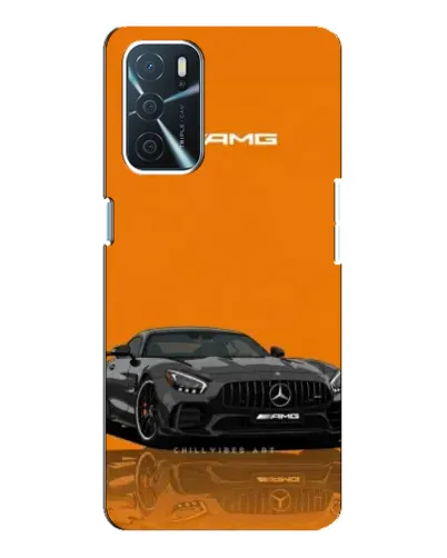 Чехол для OPPO A54s с картинкой «Оранжевый Mercedes AMG» Чехол для OPPO A54s с картинкой «Оранжевый Mercedes AMG»