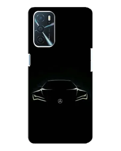Чехол для OPPO A54s с картинкой «Mercedes — силуэт авто» Чехол для OPPO A54s с картинкой «Mercedes — силуэт авто»