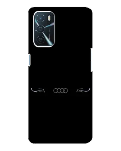 Чехол для OPPO A54s с картинкой «Audi — световой подпись»