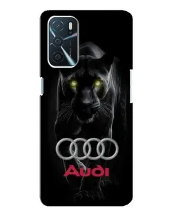 Чехол для OPPO A54s с картинкой «Пантера и Audi»