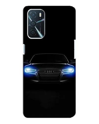 Чехол для OPPO A54s с картинкой «Audi в неоне»