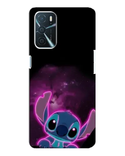 Чехол для OPPO A54s с картинкой «Неоновый Stitch»