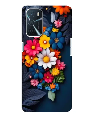 Чехол для OPPO A54s с картинкой «Цветочная феерия»
