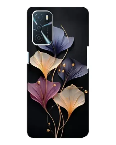 Чехол для OPPO A54s с картинкой «Лиловые цветы грации»