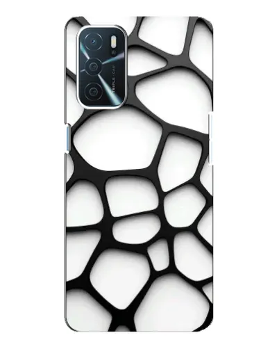Чехол для OPPO A54s с картинкой «Белая объемная сетка» Чехол для OPPO A54s с картинкой «Белая объемная сетка»
