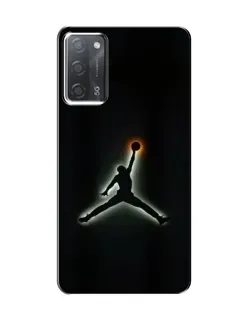 Чохол для OPPO A55 з картинкою «Jordan Gradient Logo»