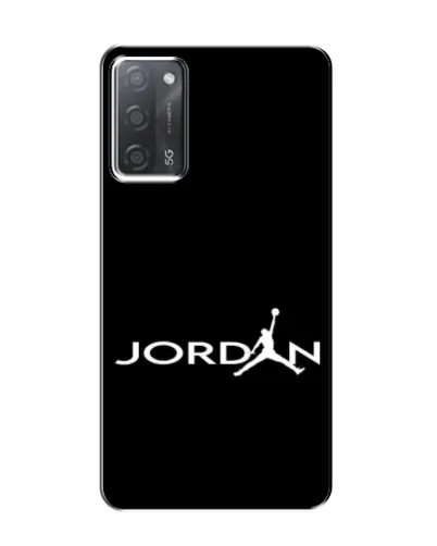 Чохол для OPPO A55 з картинкою «Jordan White Logo»
