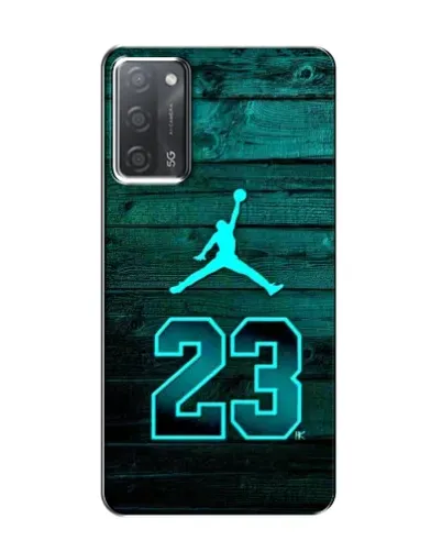 Чохол для OPPO A55 з картинкою «Jordan Cyan 23»